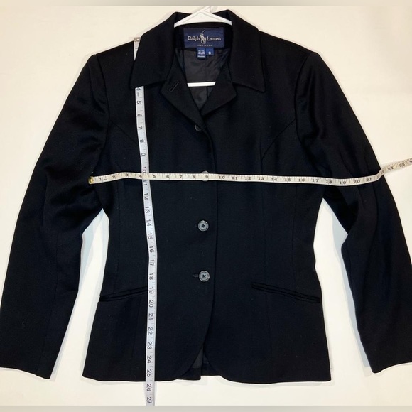RALPH LAUREN 100% WOOL USA🇺🇸MADE ILGWU 5 Button Closure Blazer VINTAGE Size 8 - Picture 7 of 11